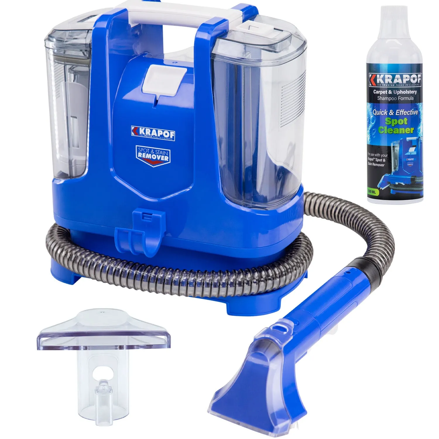 KRAPOF® Spot & Stain Portable Remover for Tough Cleaning Challenges   BONUS Cleaning Solution