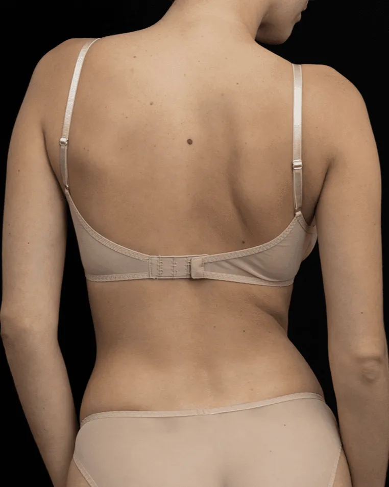 Kye Intimates: Daily Mesh Triangle Bra - Ecru