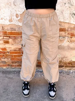 Lara Balloon Cargo Pants with Pockets
