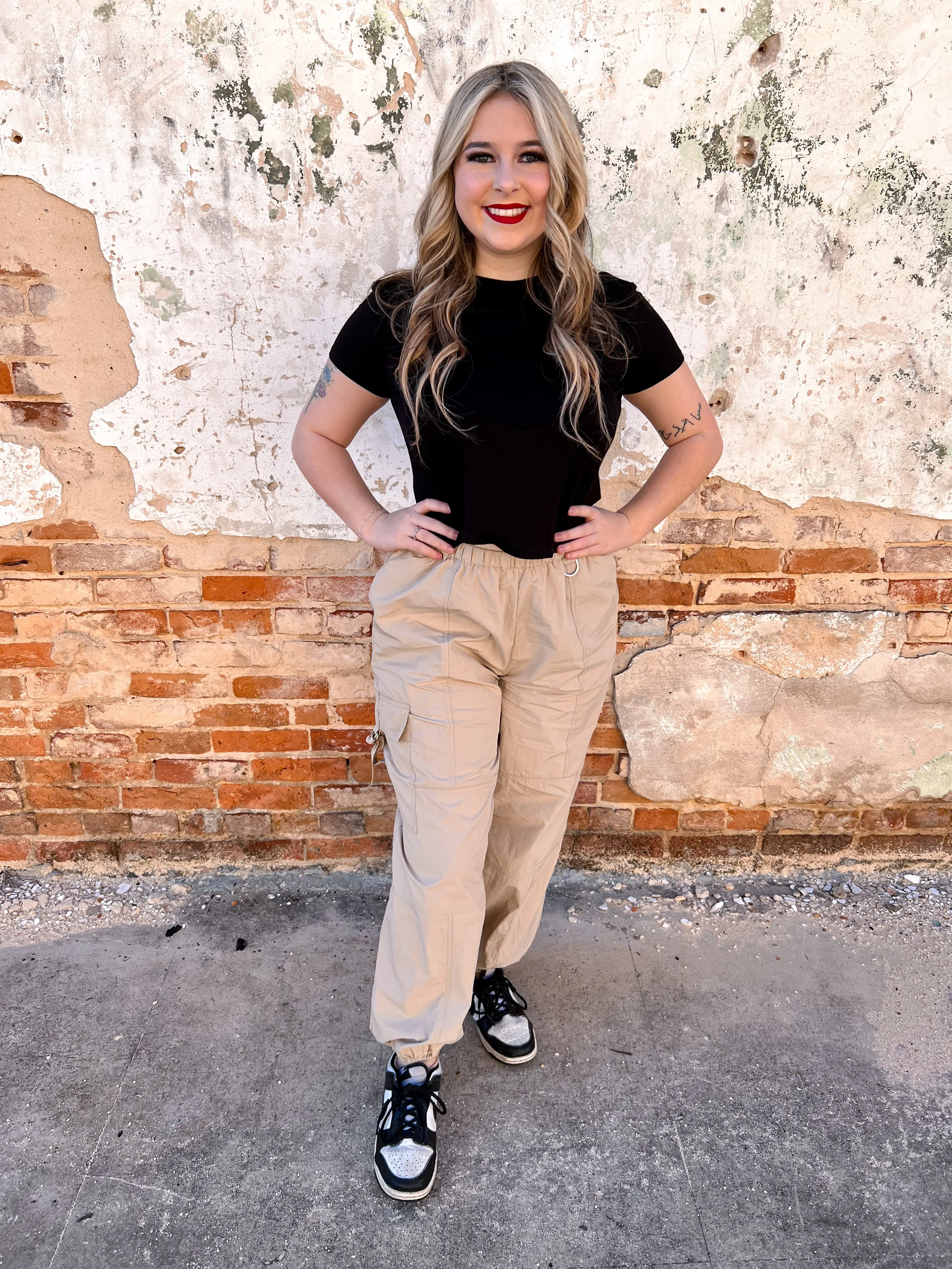Lara Balloon Cargo Pants with Pockets