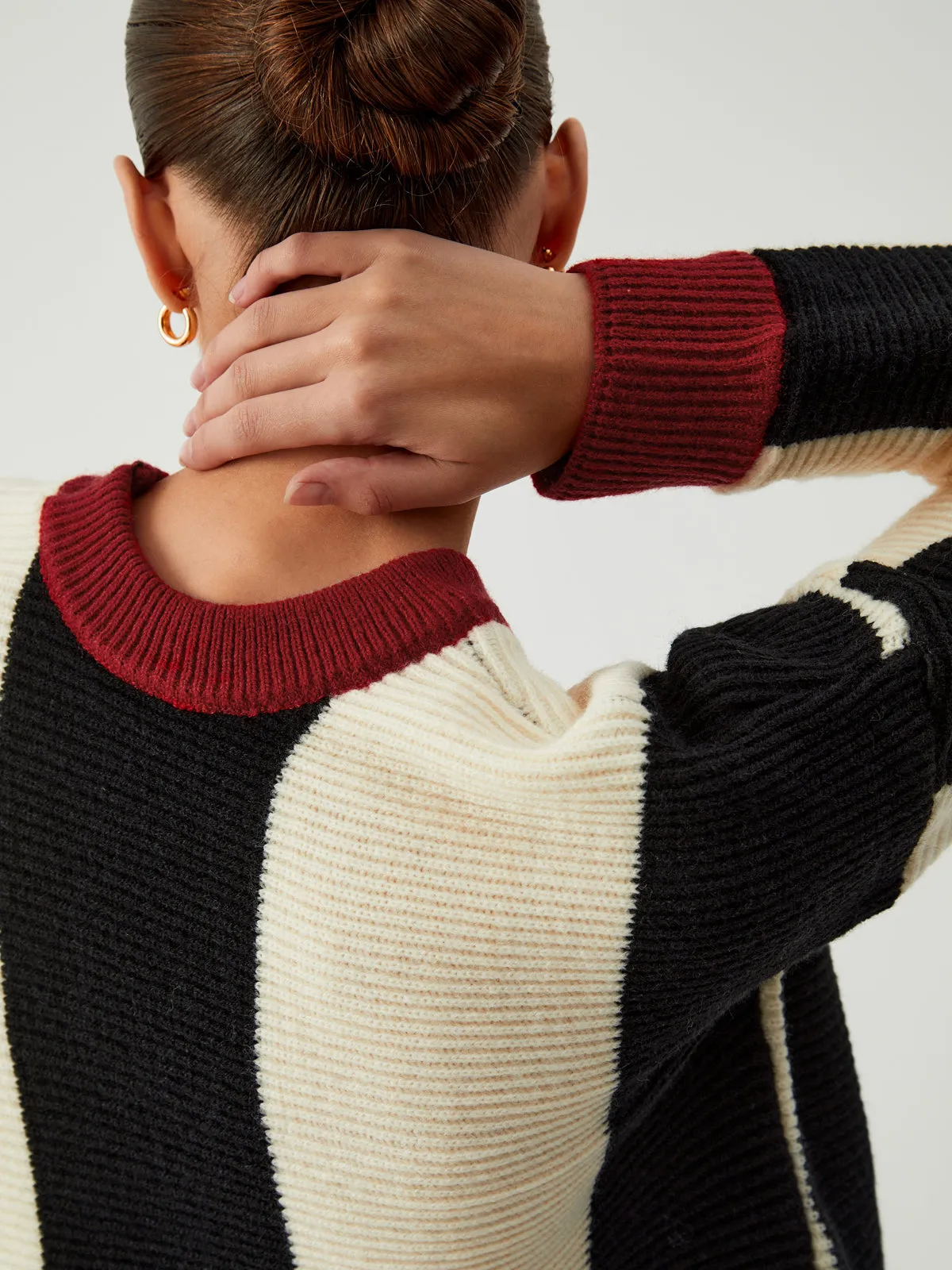 Leisure Charming Pinstripe Sweater