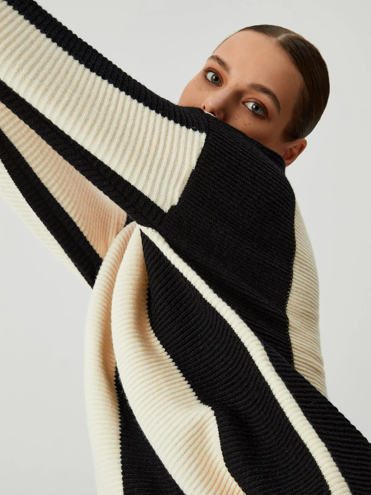 Leisure Charming Pinstripe Sweater