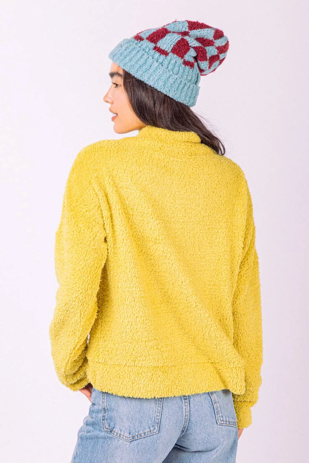 LONG SLEEVE SUPER SOFT MOCK NECK TOP