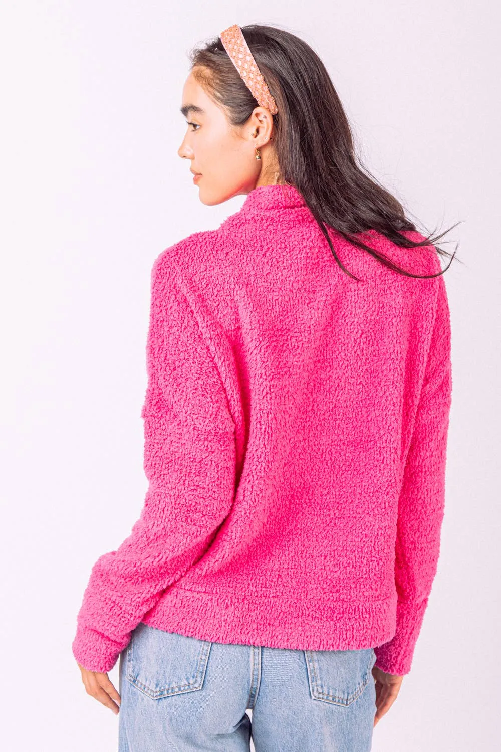 LONG SLEEVE SUPER SOFT MOCK NECK TOP