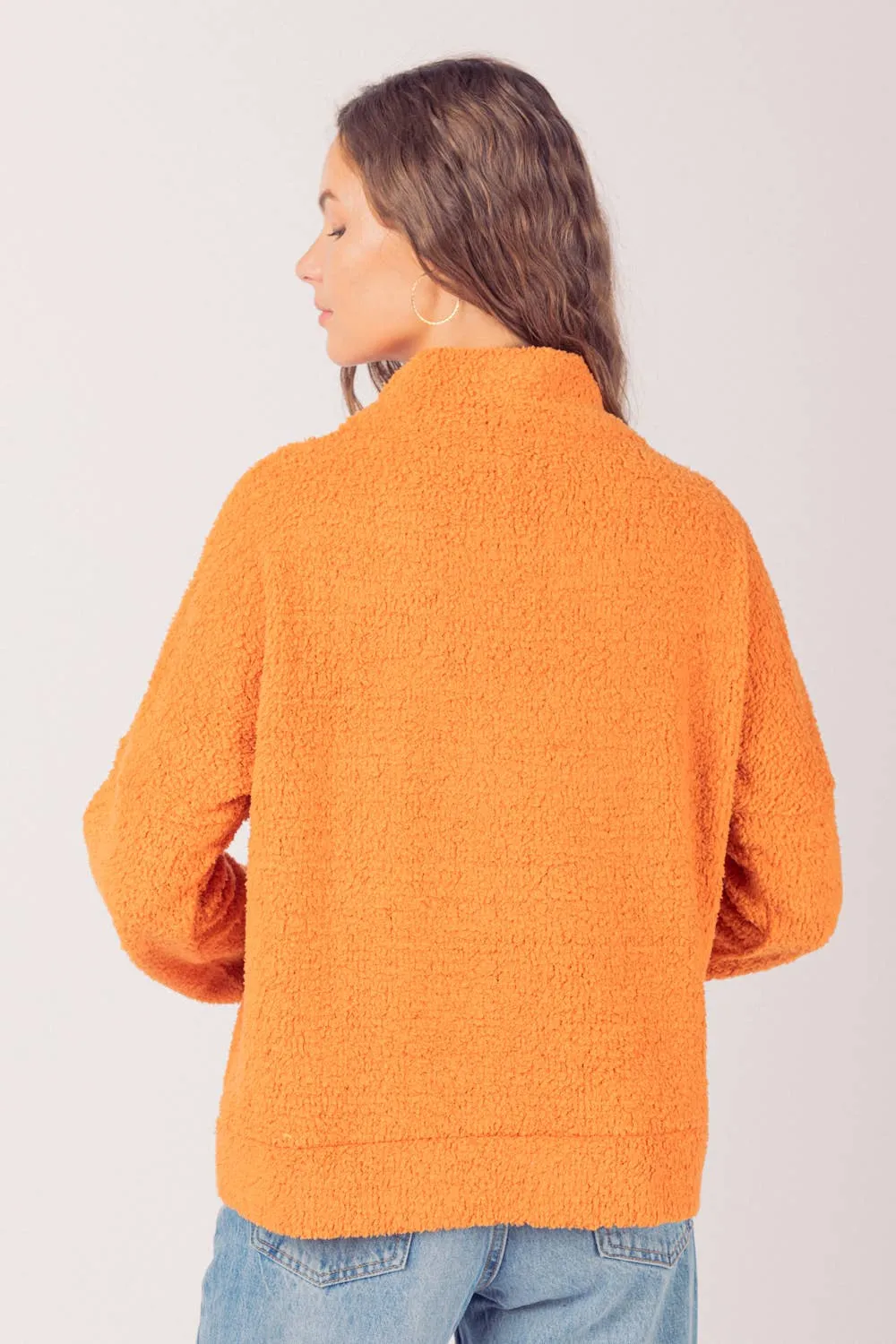 LONG SLEEVE SUPER SOFT MOCK NECK TOP