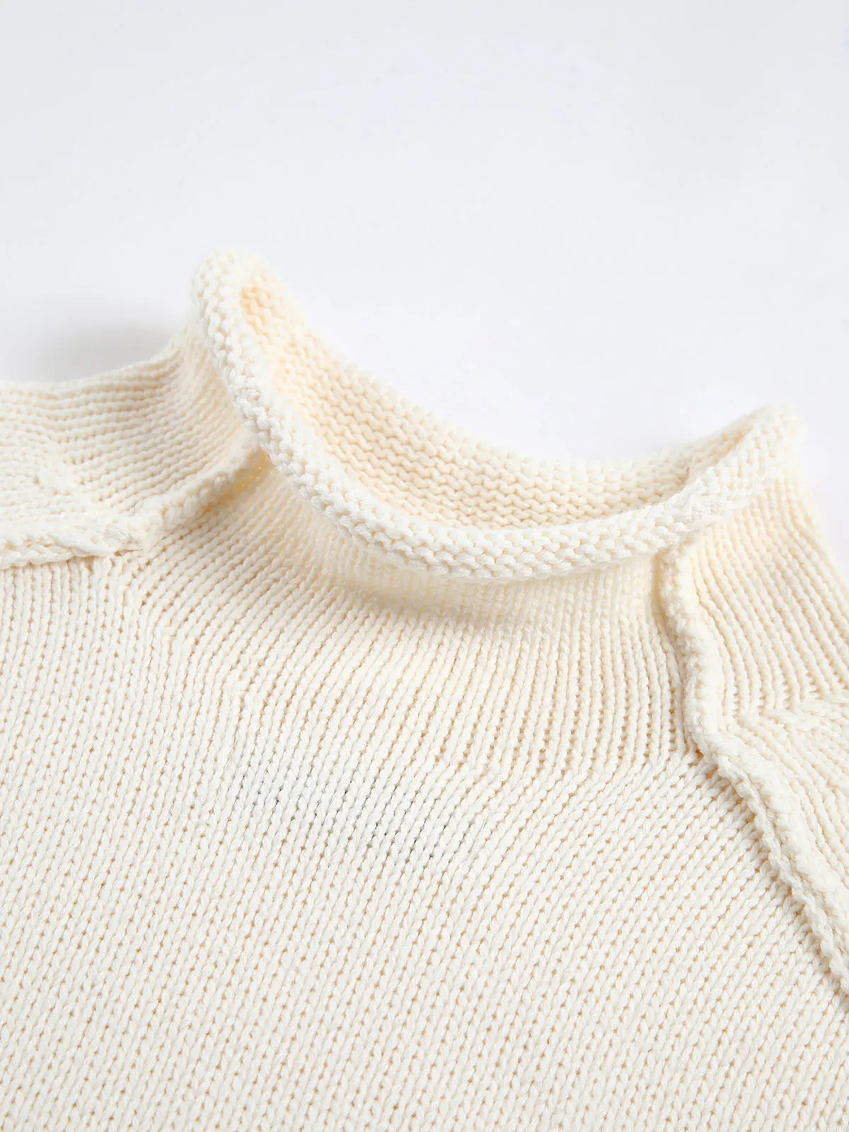 Love At First Sight Modern Mock Neck Sweater Vest