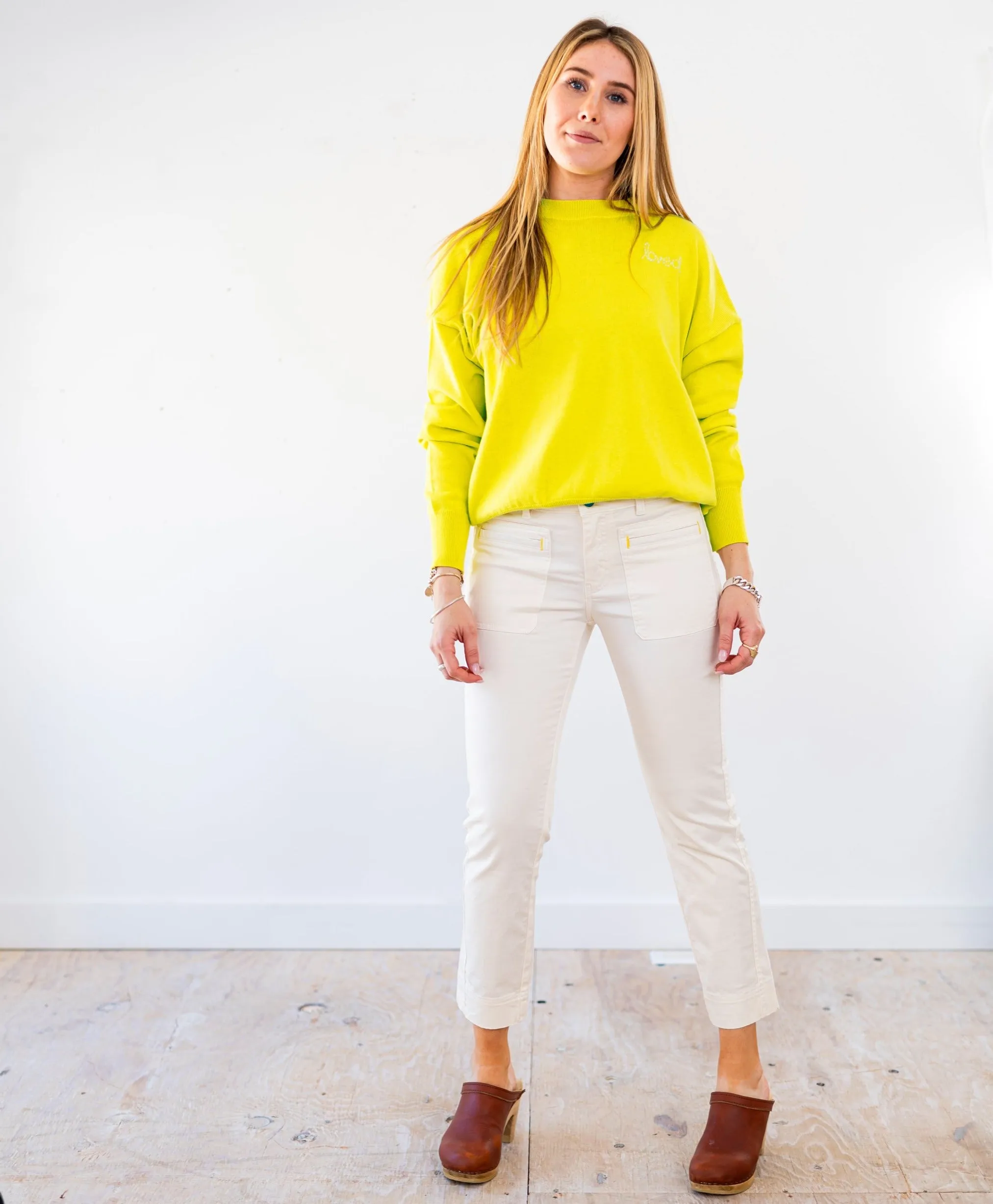 Loved Cotton Cashmere Boyfriend Sweater