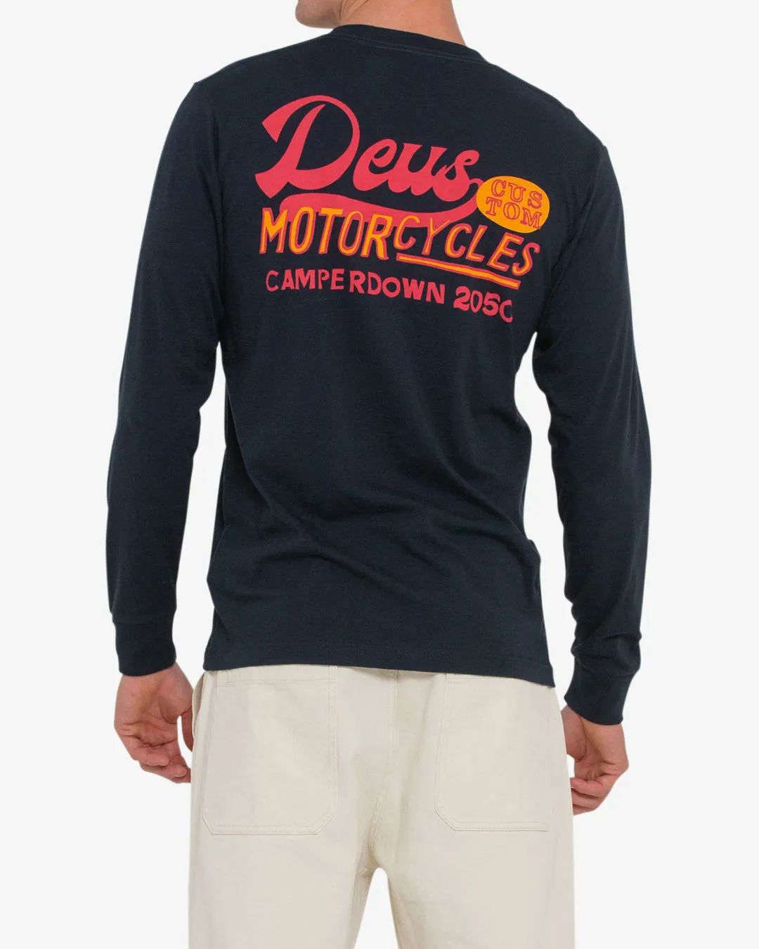 Marigold Long Sleeve Tee - Navy