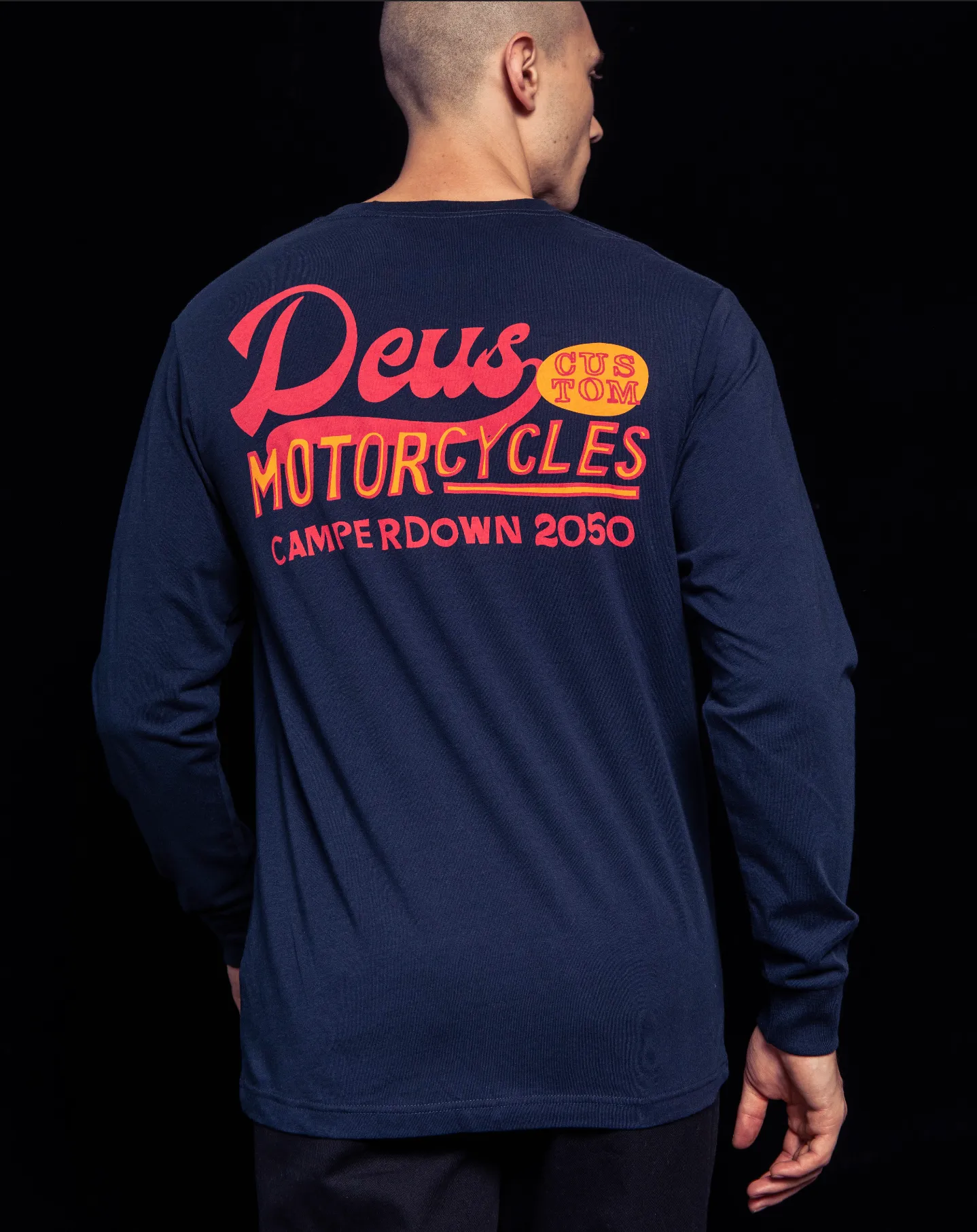 Marigold Long Sleeve Tee - Navy