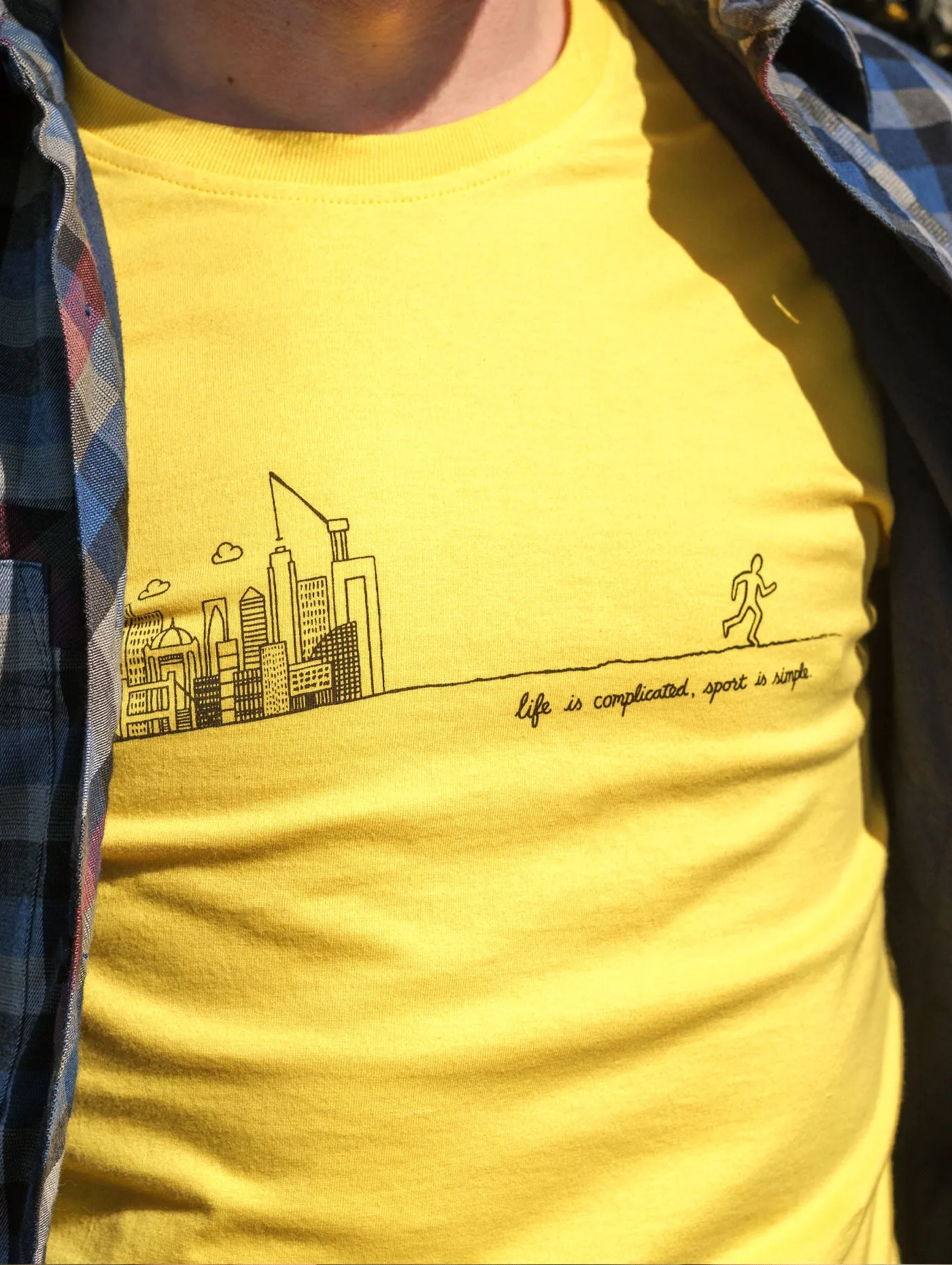 Men's Sport is Simple Printed Organic T-shirt