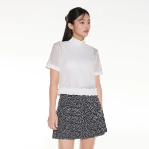 MESH CROP SHORT SLEEVE SET