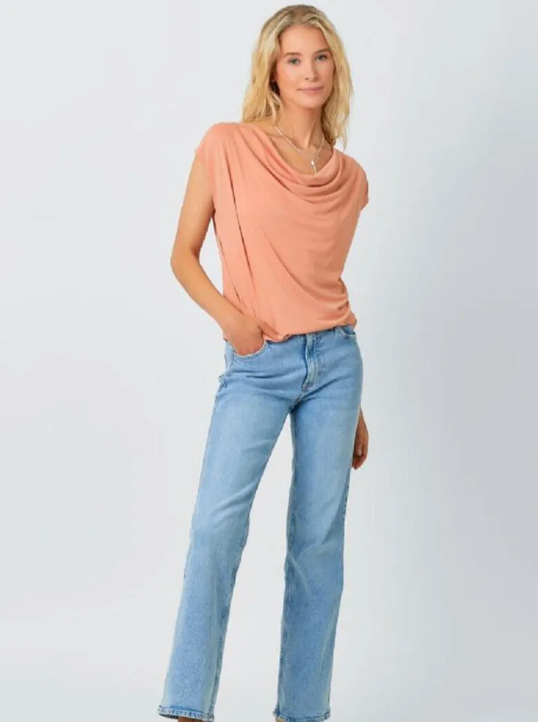 Modal Cowl Neck [CORAL-60579]