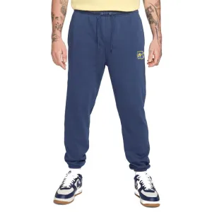 Nike Men's Club FZ0766 Navy Sweatpants with Stylish Swoosh and Comfortable Fit