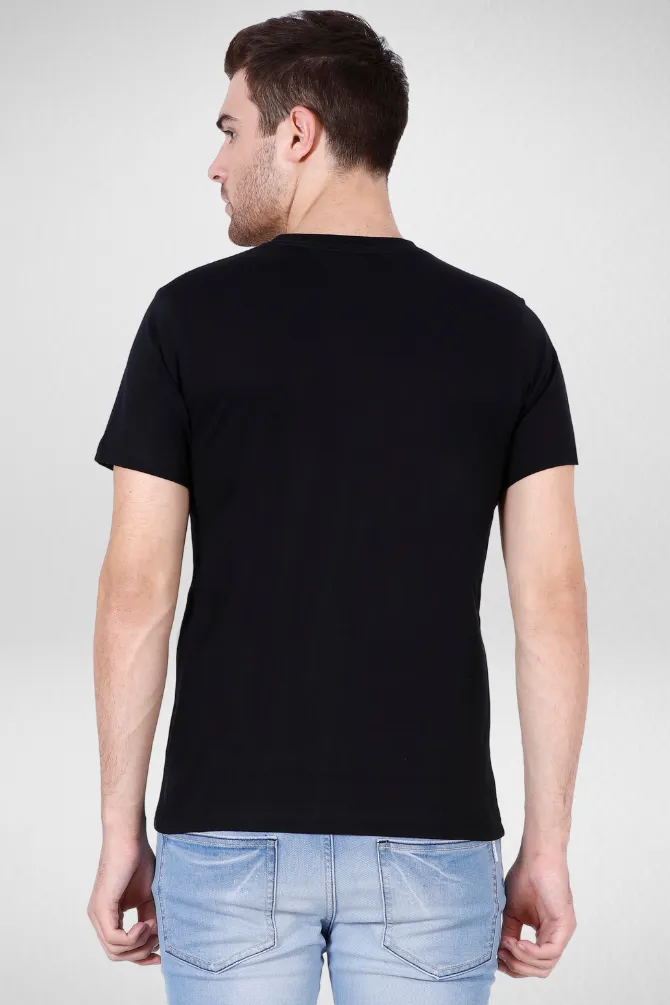 Pack Of 3 V Neck T-Shirts Navy Blue Red and Black for Men