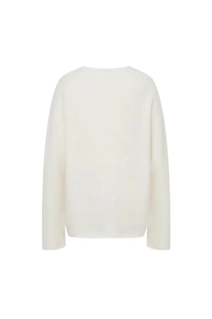 Pavane Hand Drawen Tulip Sweater in Mohair Wool Knit