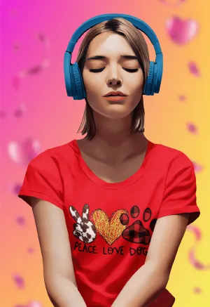 PEACE LOVE DOGS T-shirt