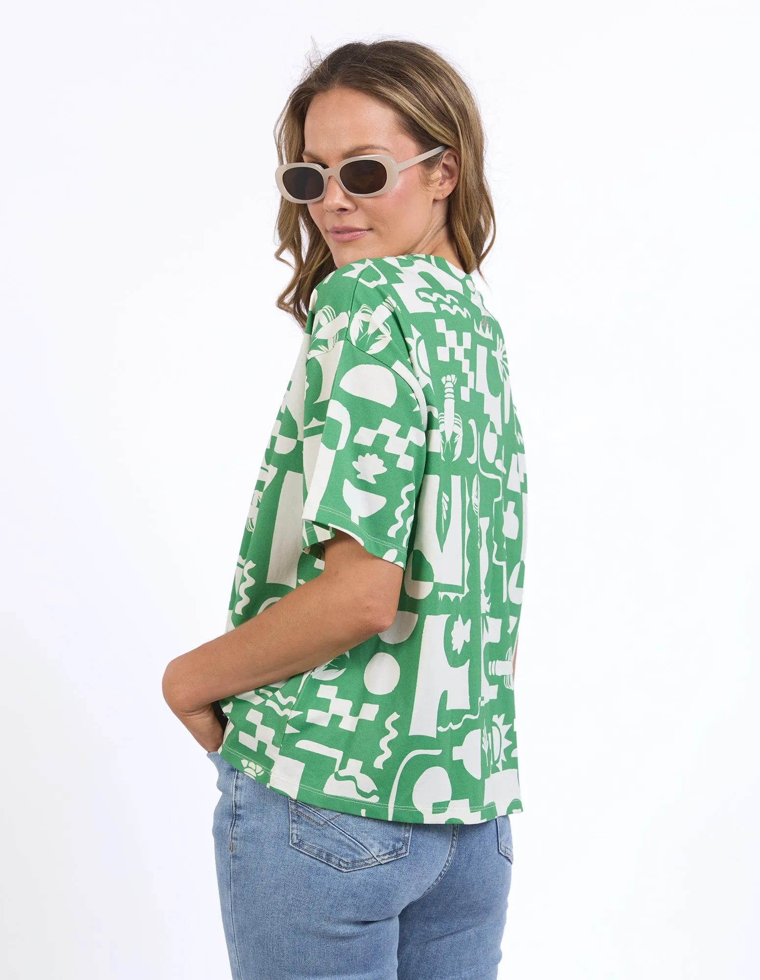 Postcard Tee Greenbriar