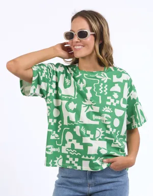 Postcard Tee Greenbriar