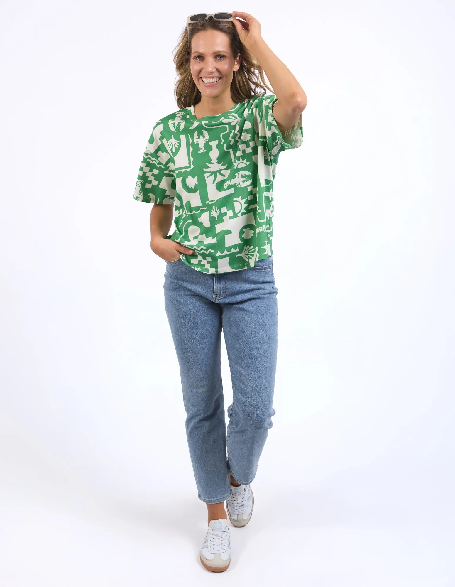 Postcard Tee Greenbriar