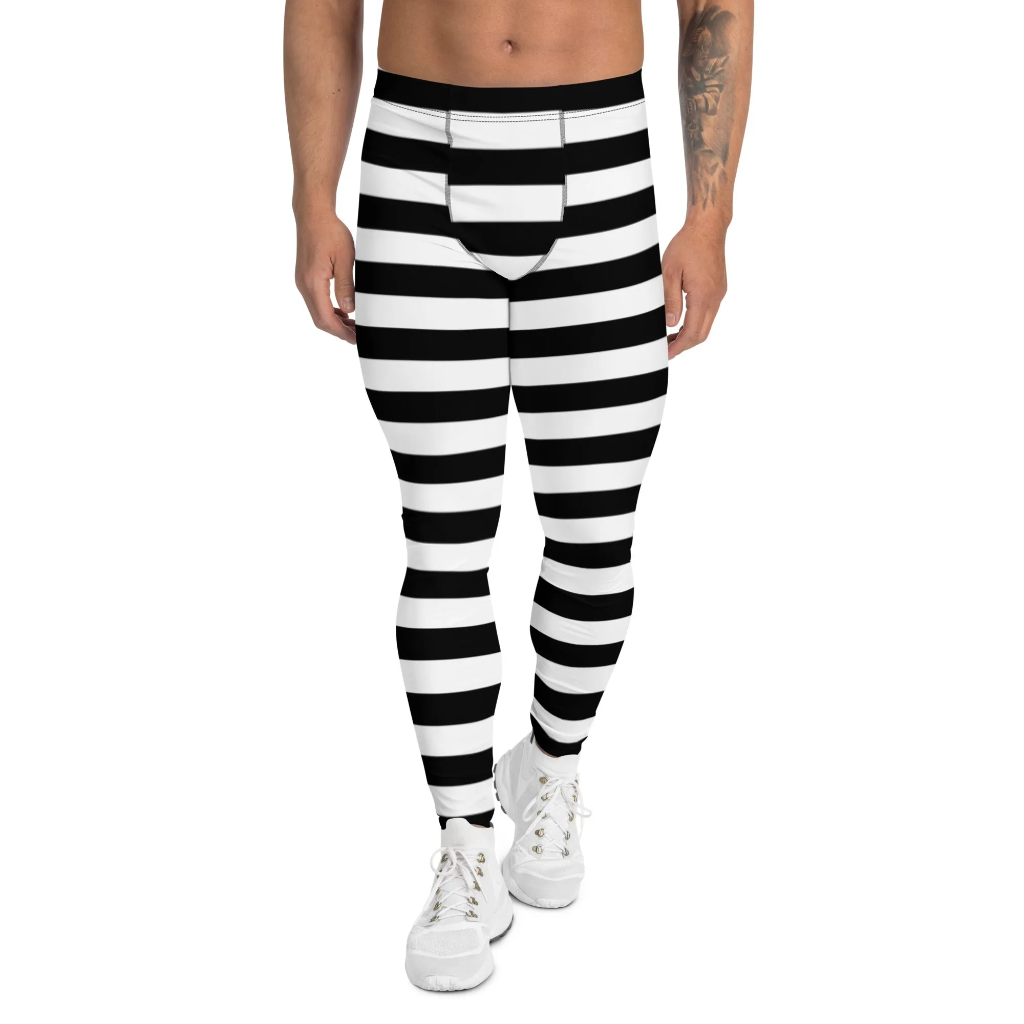 Prison Stripes Men's Leggings