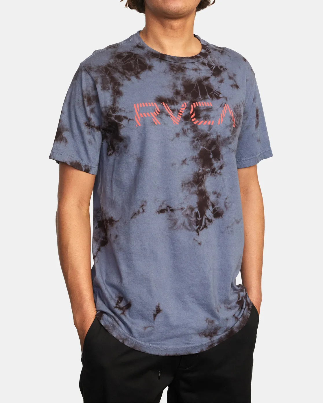 Radar Tie-Dye Tee - Blue/Black Tie Dye