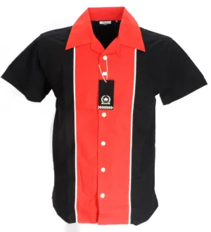 Relco Rockabilly Bowling Black/Red Vintage/Retro Shirts