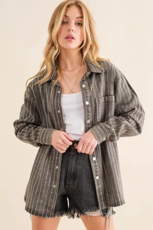 Rhinestone Denim Jacket