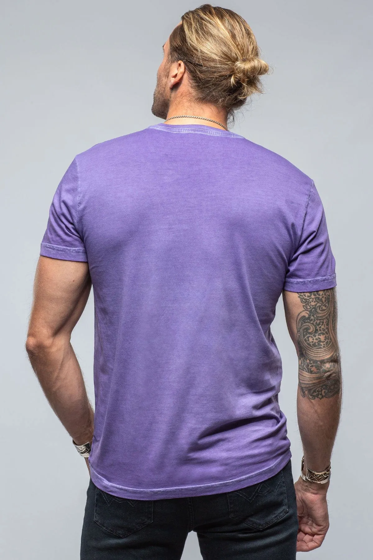 Siena Cotton V Neck In Purple