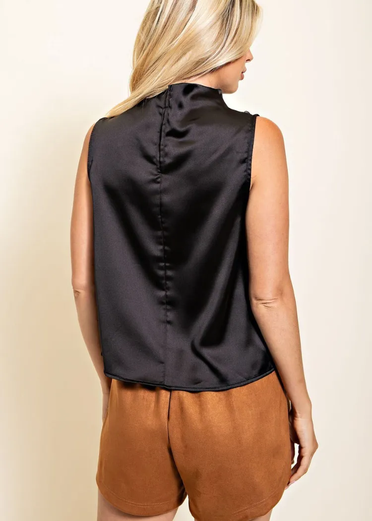 Sienna Sleeveless Cowl Neck Top