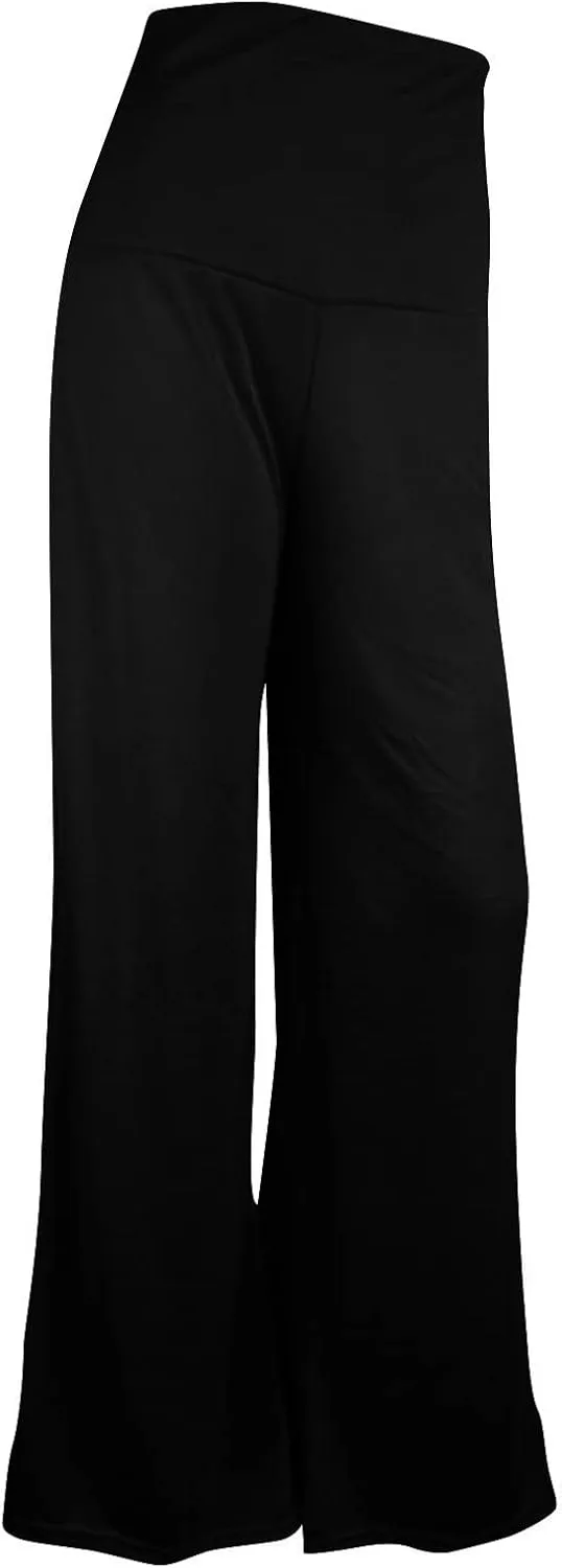 SMIDOW Womens Flare Yoga Pants High Waist Plus Size Tummy Control Wide Leg Flowy Pant Trousers Casual Loose Comfy Gym Pants