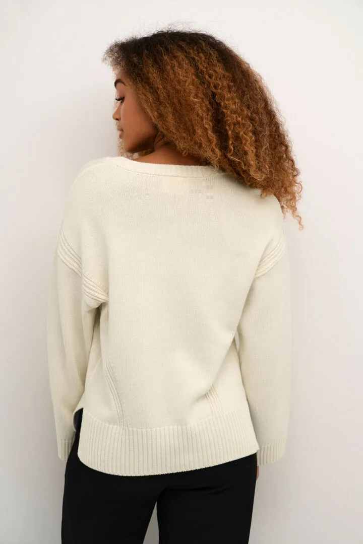 Soffie V-Neck Knit Sweater