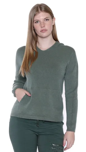 Soft Cozy Knitted Olive Sweater