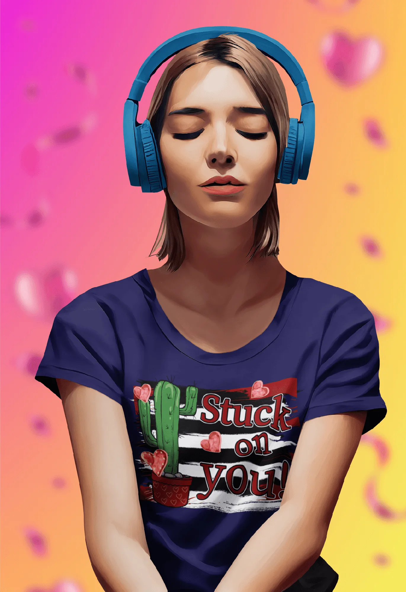 STUCK ON YOU T-shirt