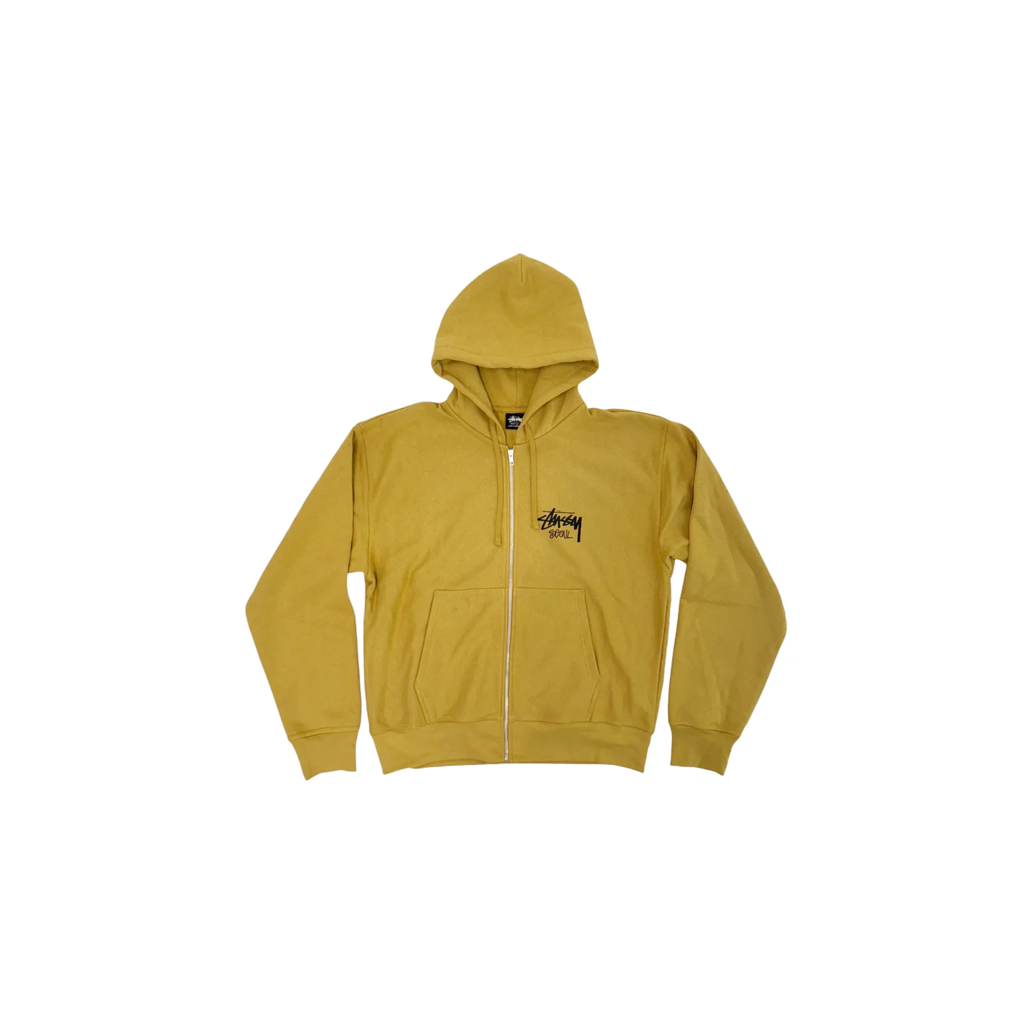 Stussy Stock Seoul Zip Hoodie Curry