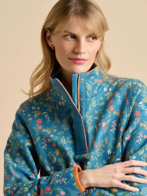 Teal Shoreline Meadow Quarter Zip