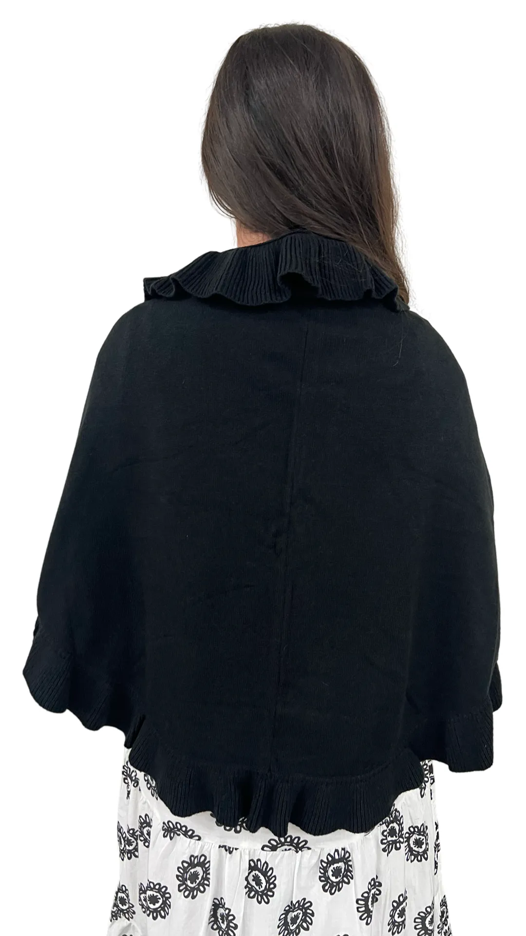 The Brigitte Ruffle Wrap