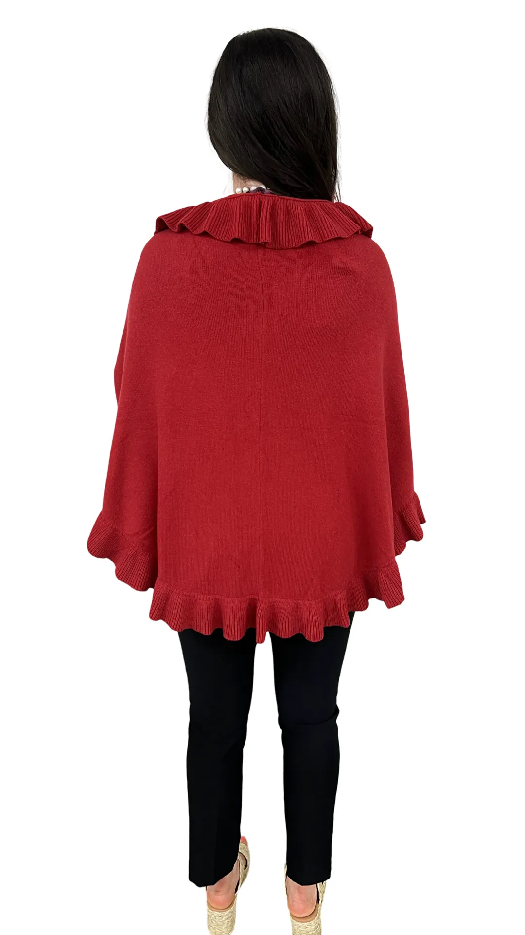 The Brigitte Ruffle Wrap