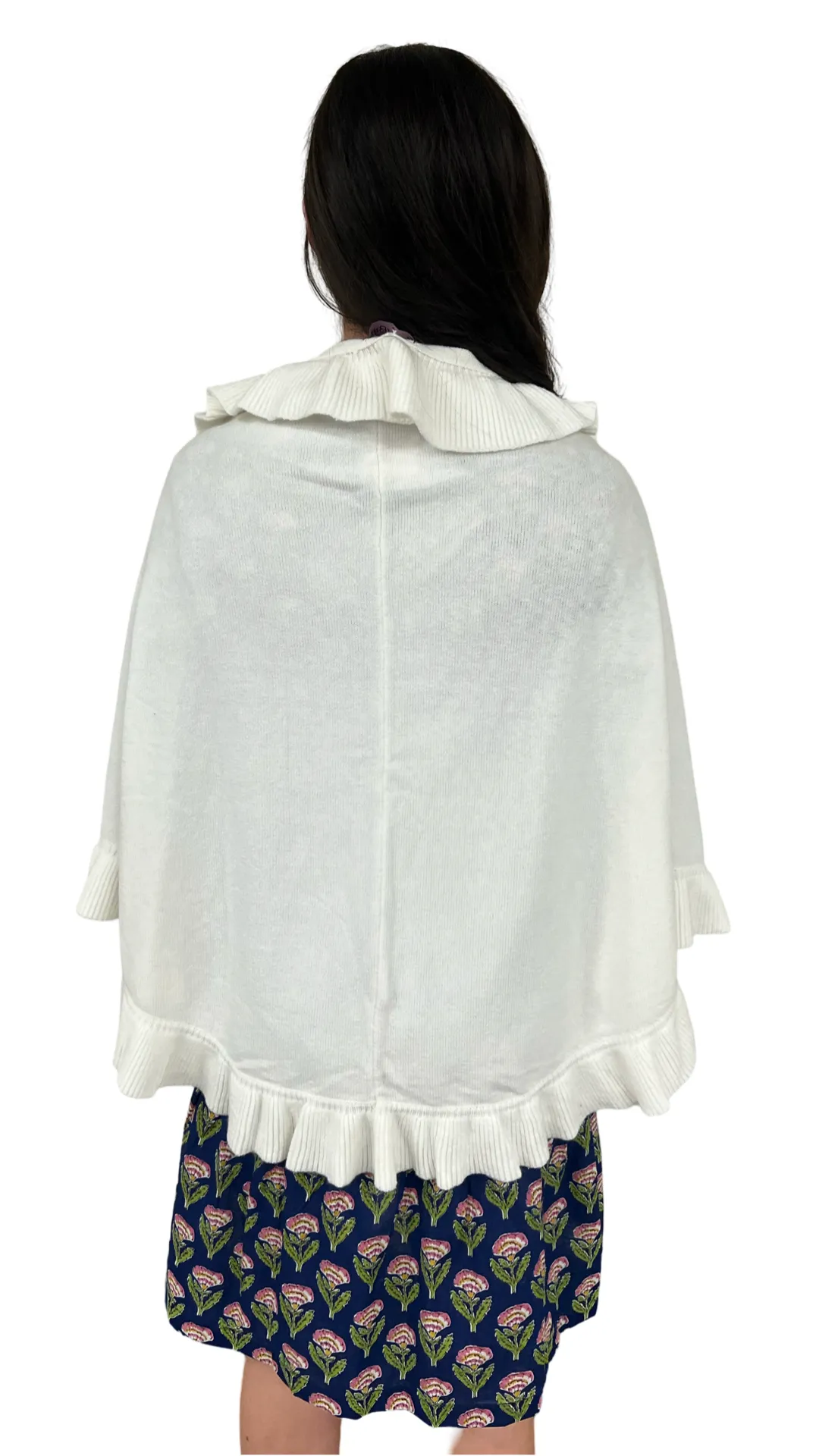 The Brigitte Ruffle Wrap