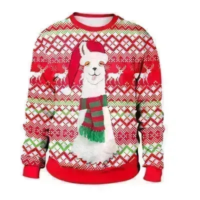 Ugly Christmas Sweater For gift Santa Deer Elf Funny Pullover