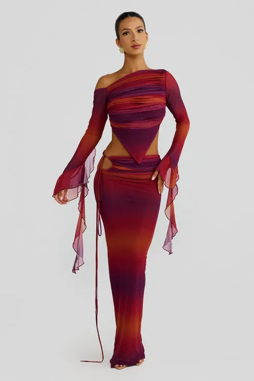 Valetta Skirt - Sunset Ombre