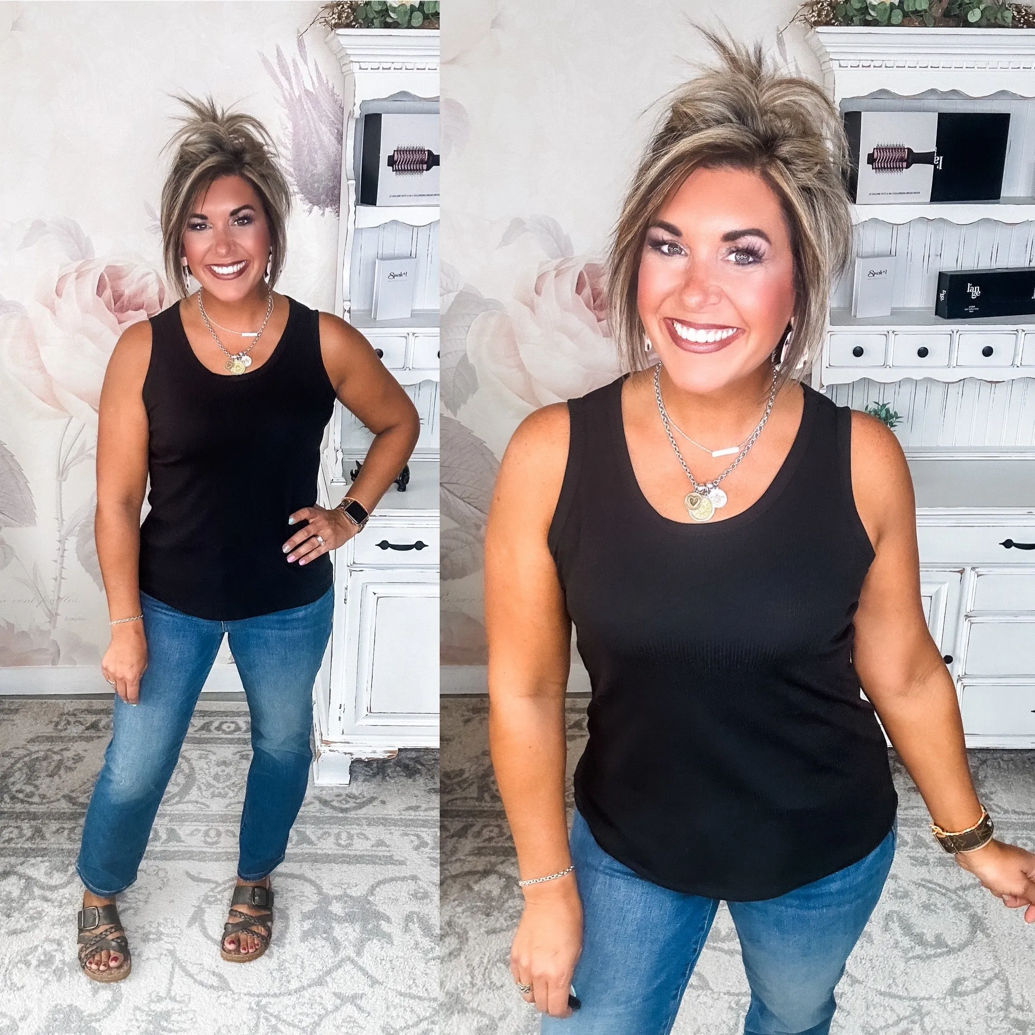 When I Get Home Tank - Black
