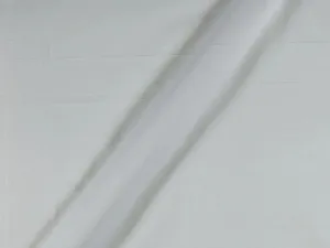 White Plain Dyeable Cotton Satin Fabric (Wholesale)