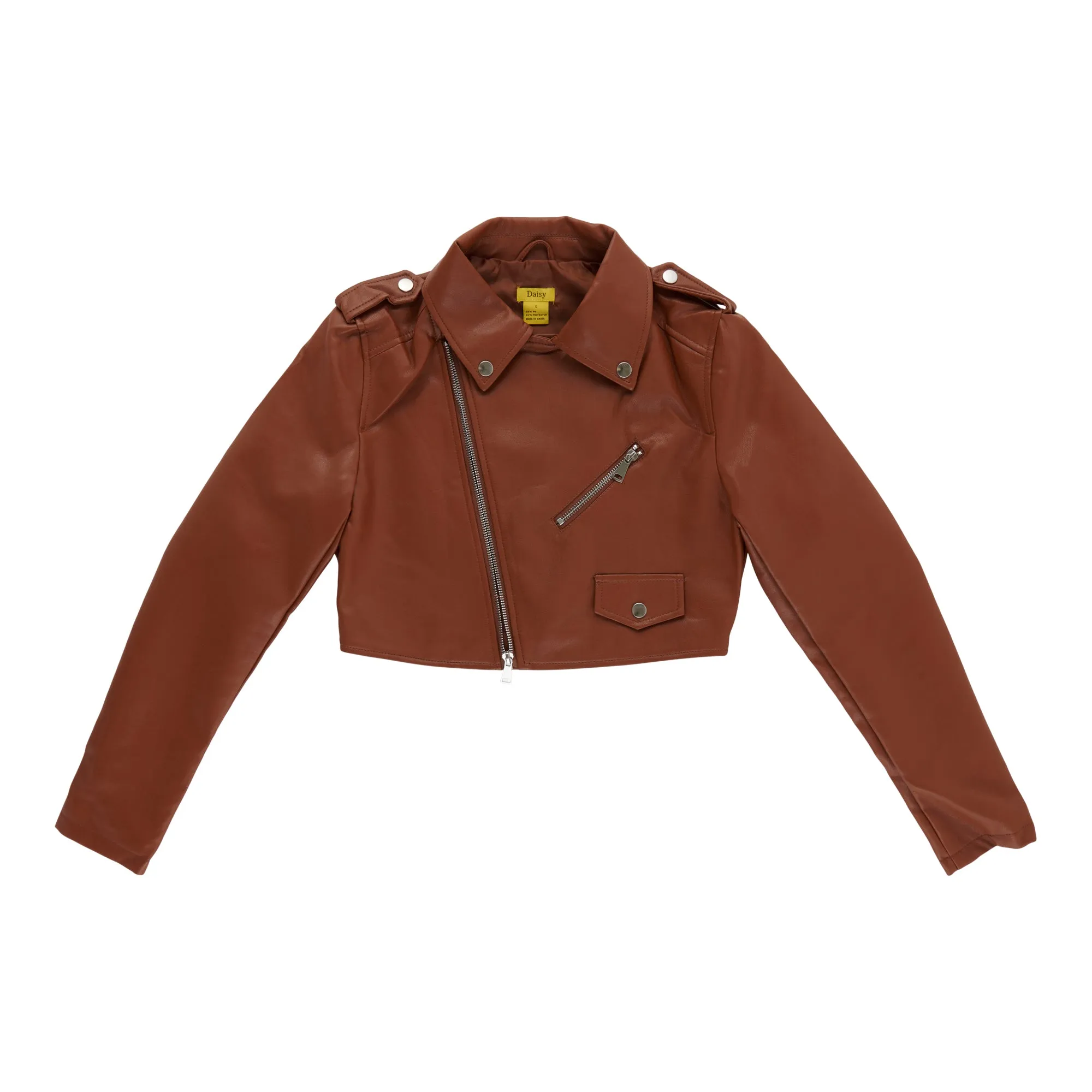Women's Faux Leather Moto Jacket