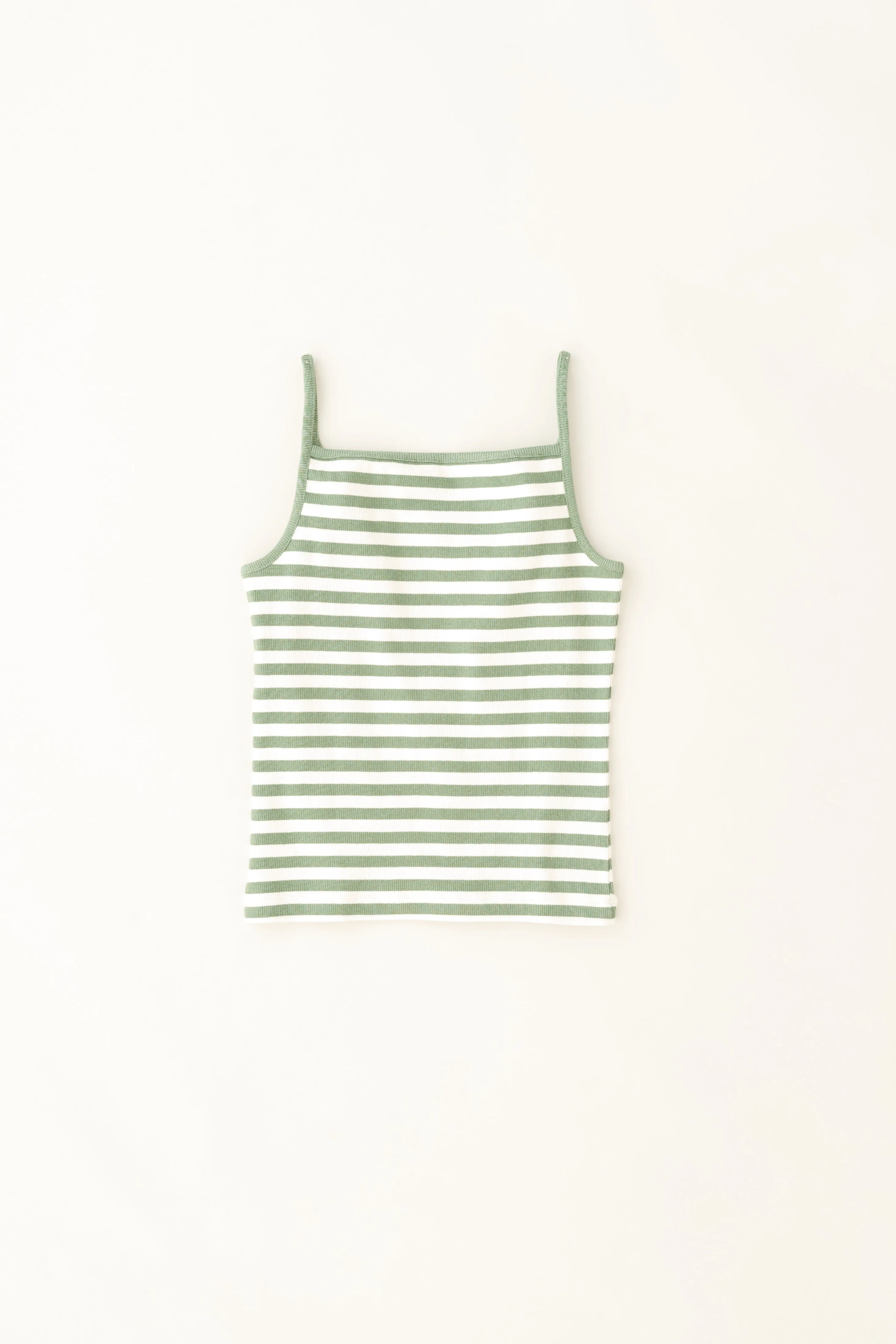 Women's Siwa Tank in Hedge Green/Marshmallow