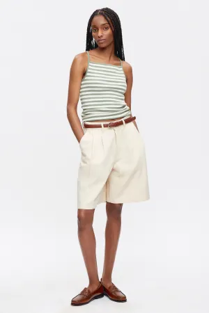 Women's Siwa Tank in Hedge Green/Marshmallow