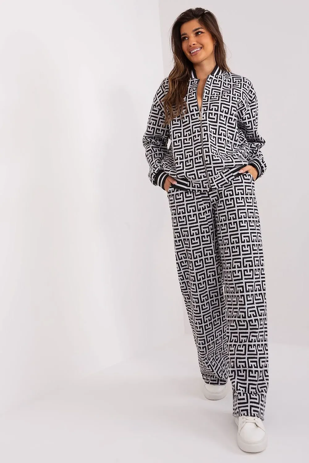 Zip-Up Comfort Casual Set